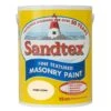 Sandtex Textured Masonry Paint, 5L, Ivory Stone -Sandtex Store 124100 l