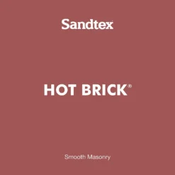 Sandtex Ultra Smooth Masonry Paint - Hot Brick - 150ml -Sandtex Store 12804473 2064870269630594