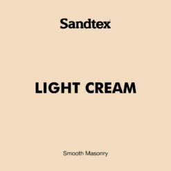 Sandtex Ultra Smooth Masonry Paint - Light Cream - 150ml -Sandtex Store 12804747 7274870274572620