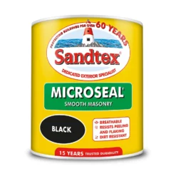 Sandtex® Ultra Smooth Masonry Paint Black - 1L -Sandtex Store 12804807 8784870256229669