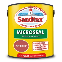 Sandtex® Ultra Smooth Masonry Paint Hot Brick - 2.5L -Sandtex Store 12806363 2134870278631869