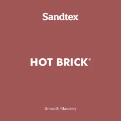 Sandtex® Ultra Smooth Masonry Paint Hot Brick - 2.5L -Sandtex Store 12806363 9564870278666336