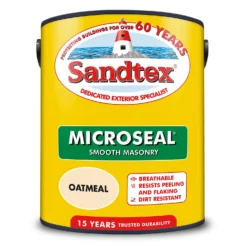 Sandtex® Ultra Smooth Masonry Paint Oatmeal - 5L -Sandtex Store 12807180 1264871319408573