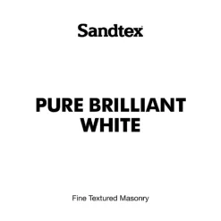 Sandtex® Textured Masonry Paint Pure Brilliant White - 5L -Sandtex Store 12807345 1194871506187244
