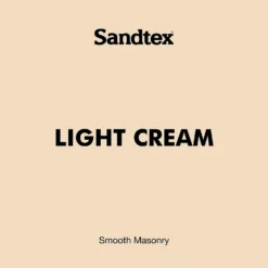 Sandtex® Ultra Smooth Masonry Paint Light Cream - 5L -Sandtex Store 12807399 1074871315762586