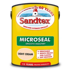 Sandtex® Ultra Smooth Masonry Paint Light Cream - 5L -Sandtex Store 12807399 9734871315740809