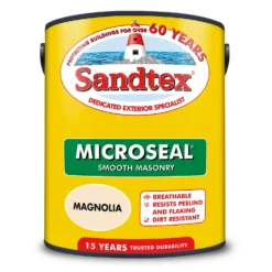 Sandtex® Ultra Smooth Masonry Paint Magnolia - 5L -Sandtex Store 12808183 6174871496256956