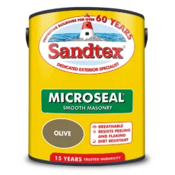 Sandtex® Ultra Smooth Masonry Paint Olive - 5L -Sandtex Store 12808376 2034871500196217