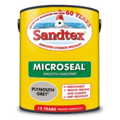 Sandtex® Ultra Smooth Masonry Paint Plymouth Grey - 5L -Sandtex Store 12808377 1264871501458140