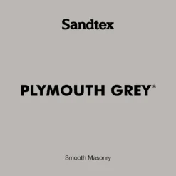 Sandtex® Ultra Smooth Masonry Paint Plymouth Grey - 5L -Sandtex Store 12808377 5924871501480487