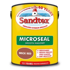 Sandtex® Ultra Smooth Masonry Paint Brick Red - 5L -Sandtex Store 12809369 1664871497445841