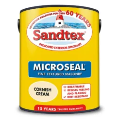 Sandtex® Textured Masonry Paint Cornish Cream - 5L 19 Sandtex® Textured Masonry Paint Cornish Cream - 5L -Sandtex Store 12809504 1494871503746435