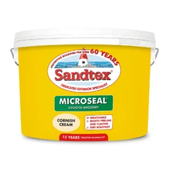 Sandtex® Ultra Smooth Masonry Paint Cornish Cream - 10L -Sandtex Store 12809759 8234871497785006