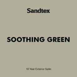Sandtex® Exterior 10 Year Satin Paint Soothing Green - 750ml -Sandtex Store 12809797 1164871561414601
