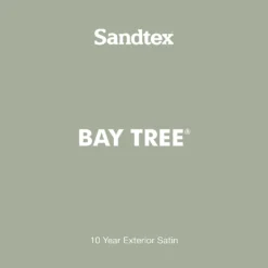 Sandtex® Exterior 10 Year Satin Paint Bay Tree - 2.5L -Sandtex Store 12809798 7054871561380956
