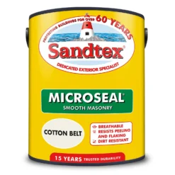 Sandtex® Ultra Smooth Masonry Paint Cotton Belt - 5L -Sandtex Store 12809833 7564871561590914