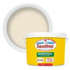 Sandtex® Ultra Smooth Masonry Paint Ivory Stone - 10L