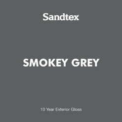 Sandtex® Exterior 10 Year Gloss Paint Smokey Grey - 750ml -Sandtex Store 12811149 1404871047135041