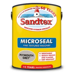 Sandtex® Textured Masonry Paint Plymouth Grey - 5L 19 Sandtex® Textured Masonry Paint Plymouth Grey - 5L -Sandtex Store 12813211 1874871565749772