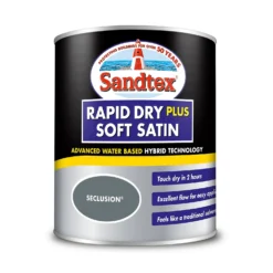 Sandtex® Rapid Dry Satin Paint Seclusion - 750ml -Sandtex Store 12813515 1774951367740647