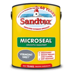 Sandtex® Ultra Smooth Masonry Paint Vermont Grey - 5L -Sandtex Store 12813516 8494871567061141
