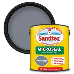 Sandtex® Ultra Smooth Masonry Paint Vermont Grey - 2.5L