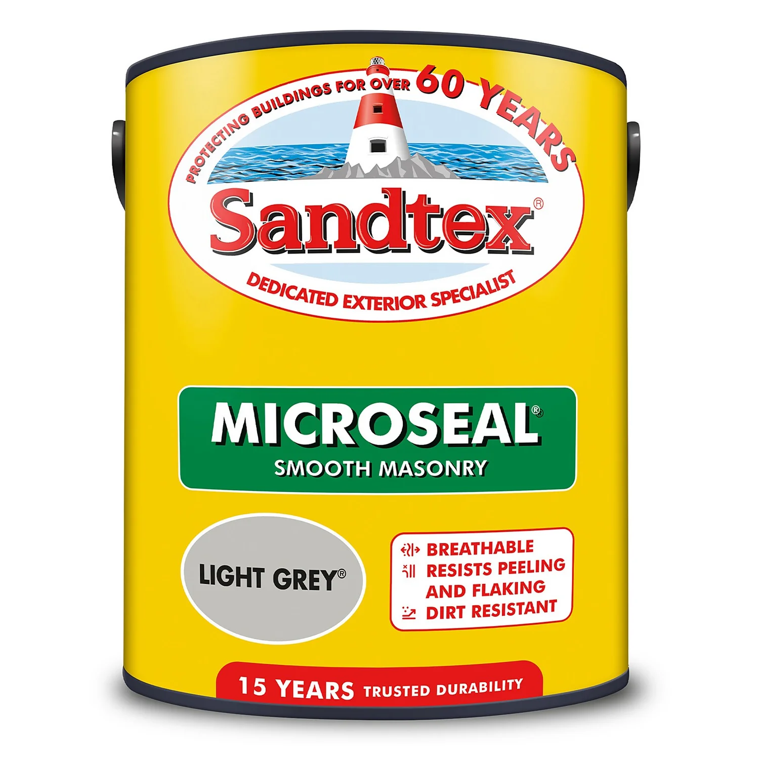 Sandtex® Ultra Smooth Masonry Paint Light Grey - 5L 11 Sandtex® Ultra Smooth Masonry Paint Light Grey - 5L - Image 9