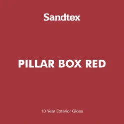 Sandtex® Exterior 10 Year Gloss Paint Pillar Box Red - 2.5L -Sandtex Store 12813524 1744871813104368