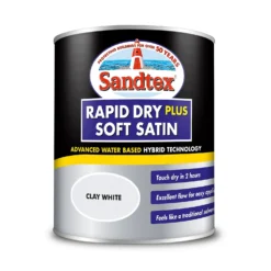 Sandtex® Rapid Dry Satin Paint Clay White - 750ml 16 Sandtex® Rapid Dry Satin Paint Clay White - 750ml -Sandtex Store 12815747 1554951367708682