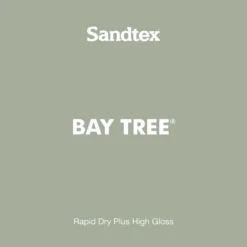 Sandtex® Rapid Dry Gloss Paint Bay Tree - 750ml -Sandtex Store 12815748 9814951367709336