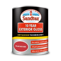 Sandtex® Exterior 10 Year Gloss Paint Pillar Box Red - 750ml 16 Sandtex® Exterior 10 Year Gloss Paint Pillar Box Red - 750ml -Sandtex Store 12838204 6504872087930939