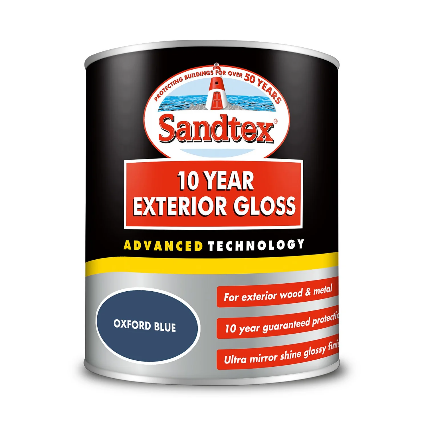 Sandtex® Exterior 10 Year Gloss Paint Oxford Blue - 750ml 9 Sandtex® Exterior 10 Year Gloss Paint Oxford Blue - 750ml - Image 7
