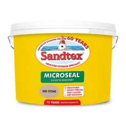 Sandtex® Ultra Smooth Masonry Paint Mid Stone - 10L -Sandtex Store 12840368 1214872085458057