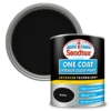 Sandtex® Exterior One Coat Gloss Paint Black - 750ml -Sandtex Store 12842087 7094917405126426