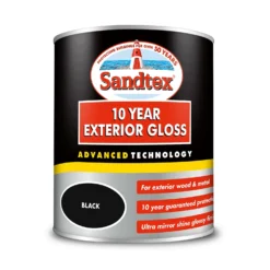Sandtex® Exterior 10 Year Gloss Paint Charcoal Black - 750ml 16 Sandtex® Exterior 10 Year Gloss Paint Charcoal Black - 750ml -Sandtex Store 12842264 1664872087020160