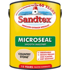 Sandtex Ultra Smooth Masonry Paint 5L Country Stone