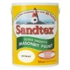 Sandtex Smooth Masonry Paint, 5L, Cotton Belt -Sandtex Store 619118 l
