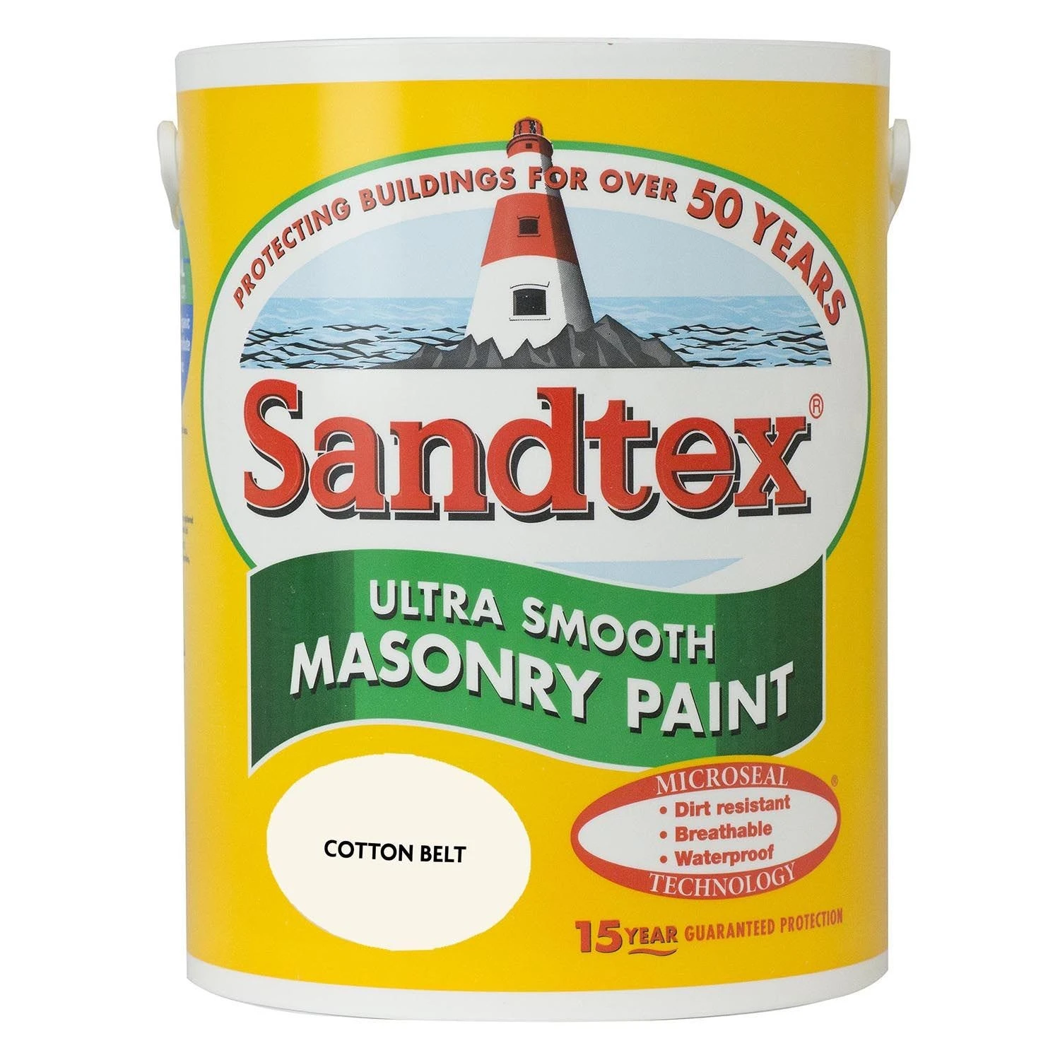 Sandtex Smooth Masonry Paint, 5L, Cotton Belt 3 Sandtex Smooth Masonry Paint, 5L, Cotton Belt