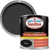 Sandtex 10 Year Exterior Gloss Metal Paint, Wood Paint Black 2.5L -Sandtex Store Sandtex 10 Year Exterior Gloss Metal Paint Wood Paint Black 2.5L