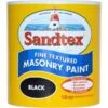Sandtex Fine Textured Masonry Concrete Paint Black 1L -Sandtex Store Sandtex Fine Textured Masonry Concrete Paint Black 1L