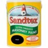 Sandtex Ultra Smooth Masonry Concrete Paint Black 2.5L -Sandtex Store Sandtex Ultra Smooth Masonry Concrete Paint Black 2.5L