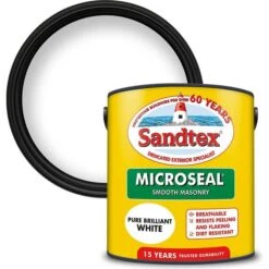 Sandtex Ultra Smooth Masonry Paint Pure White
