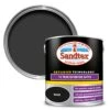 Sandtex 10 Year Black Satinwood Exterior Metal & Wood Paint, 2.5L -Sandtex Store sandtex 10 year black satinwood exterior metal wood paint 2 5l5010131544828 02c bq