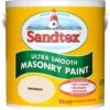 Sandtex Magnolia Smooth Masonry Paint, 2.5L -Sandtex Store sandtex magnolia smooth masonry paint 2 5l5010131460890 08c bq