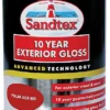 Sandtex Pillar Box Red Gloss Exterior Metal & Wood Paint, 750ml -Sandtex Store sandtex pillar box red gloss exterior metal wood paint 750ml5010131460432 08c bq