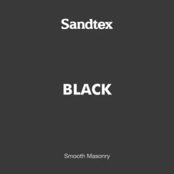 Sandtex Ultra Smooth Black Masonry Paint, 5L -Sandtex Store sandtex ultra smooth black masonry paint 5l5010131461231 01t bq