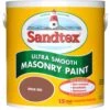 Sandtex Ultra Smooth Brick Red Smooth Masonry Paint, 2.5L -Sandtex Store sandtex ultra smooth brick red smooth masonry paint 2 5l5010131502590 08c bq