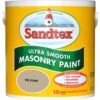 Sandtex Ultra Smooth Mid Stone Brown Smooth Masonry Paint, 2.5L -Sandtex Store sandtex ultra smooth mid stone brown smooth masonry paint 2 5l5010131460753 08c bq