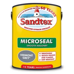 Sandtex Store -Sandtex Store sandtex vermont grey matt masonry paint 5l tub5010131564314 02c bq